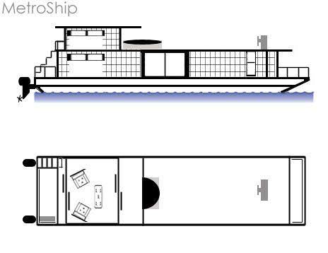 MetroShip Houseboats For Sale