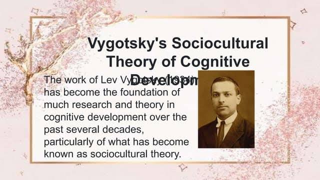 Cross-cultural research stimulated by vygotsky's sociocultural theory has shown that